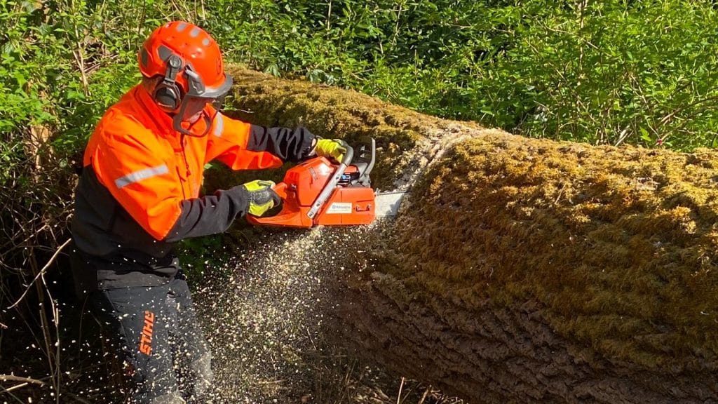 ROTATING CHAIN SAW